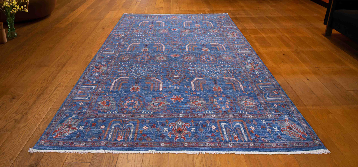 WOOL AND COTTON RUG 8'5"X9'6"