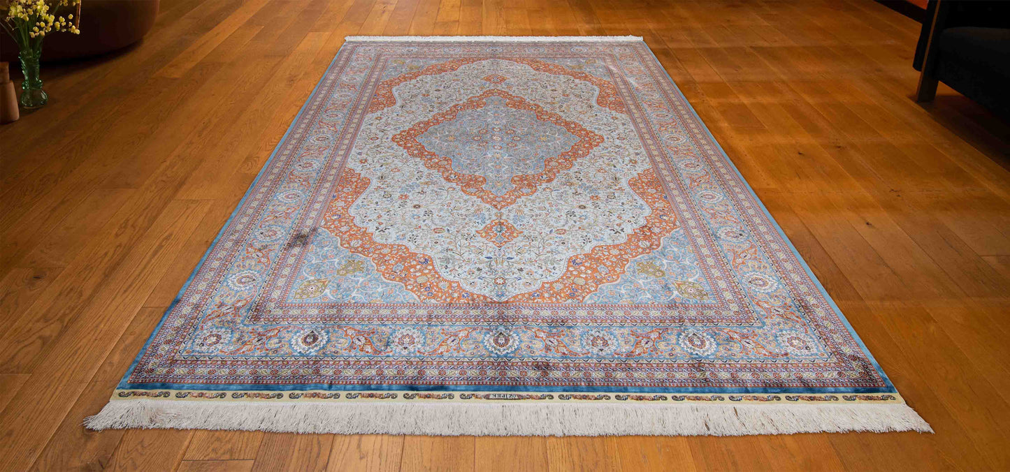 SILK ON SILK "OZ IPEK" COLLECTION 6'8"X9'9"