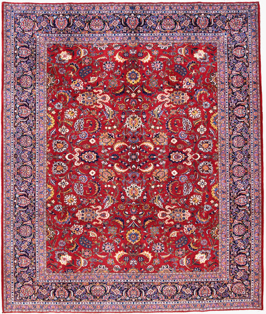 OLD PERSIAN KESAN RUG 7'9"X9'3"
