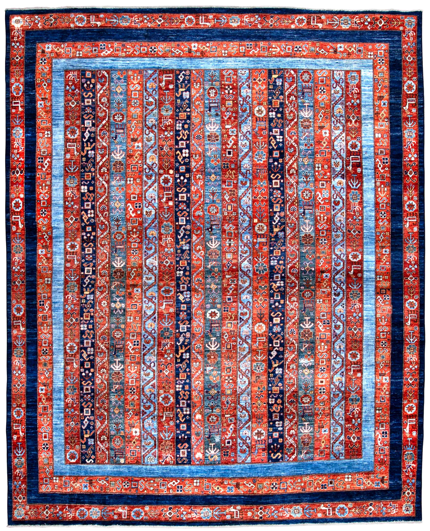 TURKISH WOOL AND COTTON RUG 8'X10'