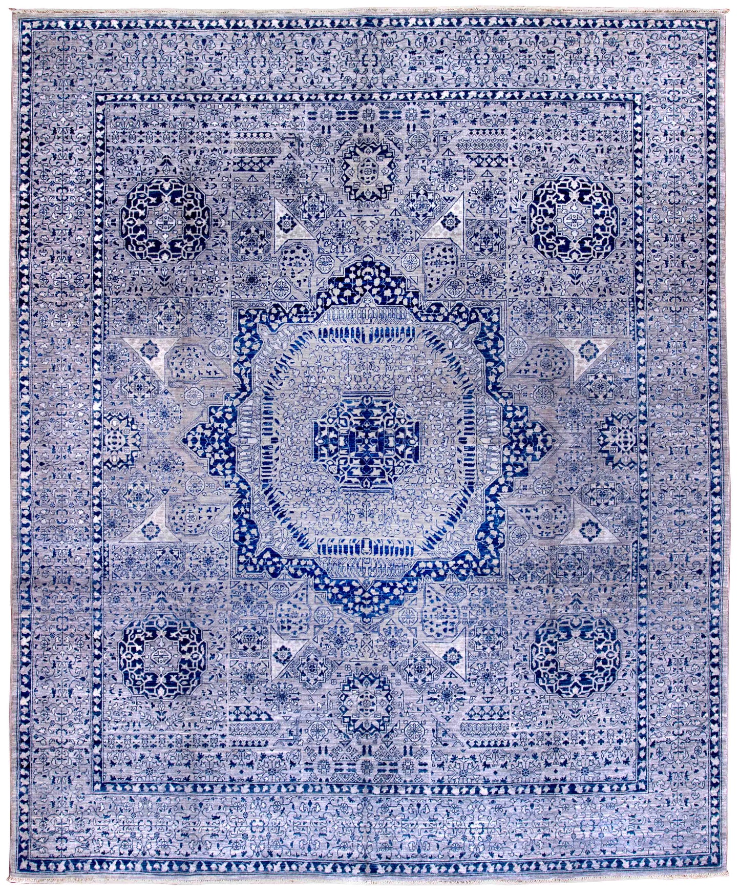 PERSIAN "MAMLUK DESING" RUG 6'7"X9'8"