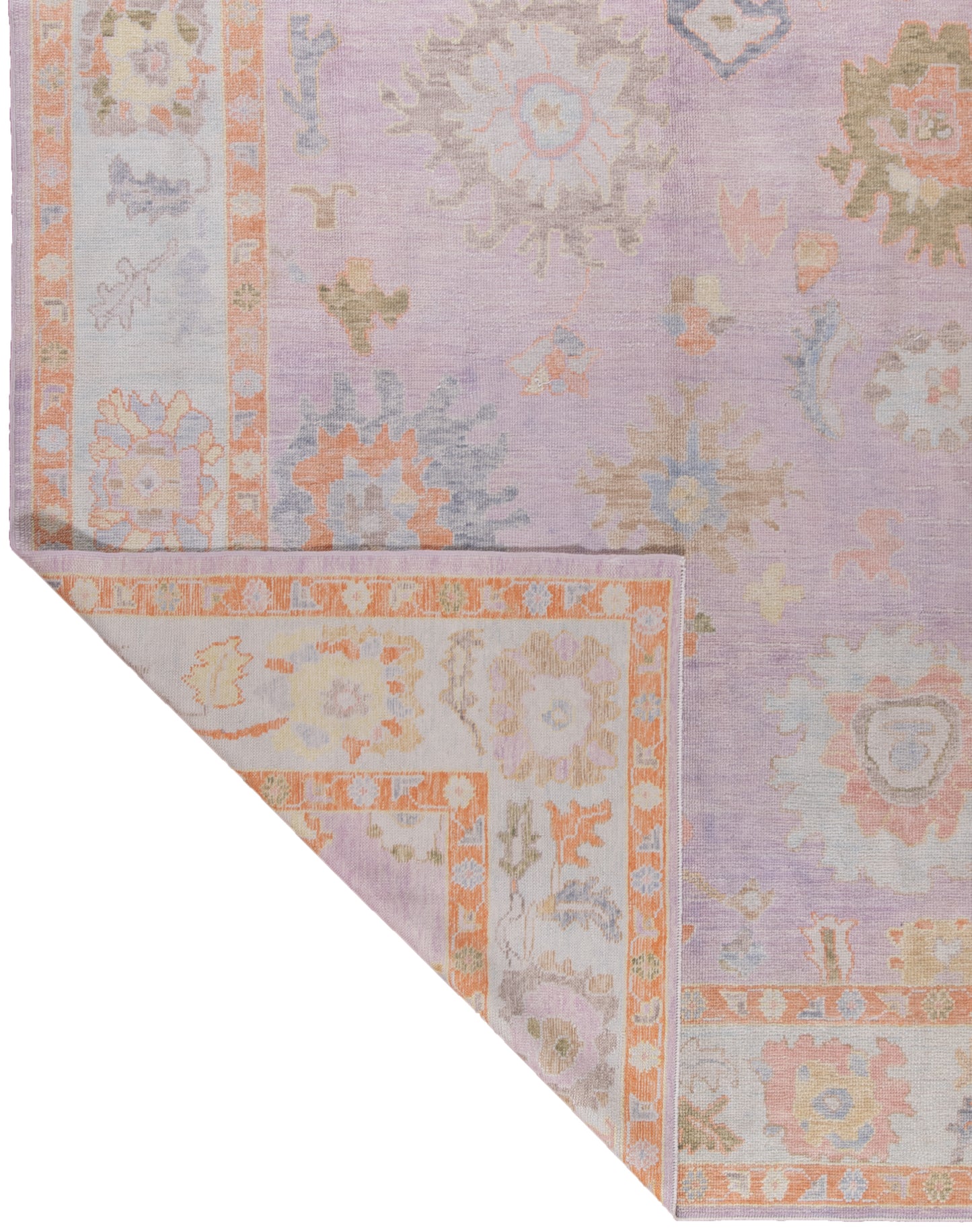 TURKISH OUSHAK HAND MADE CARPET 8'1"X10'3"
