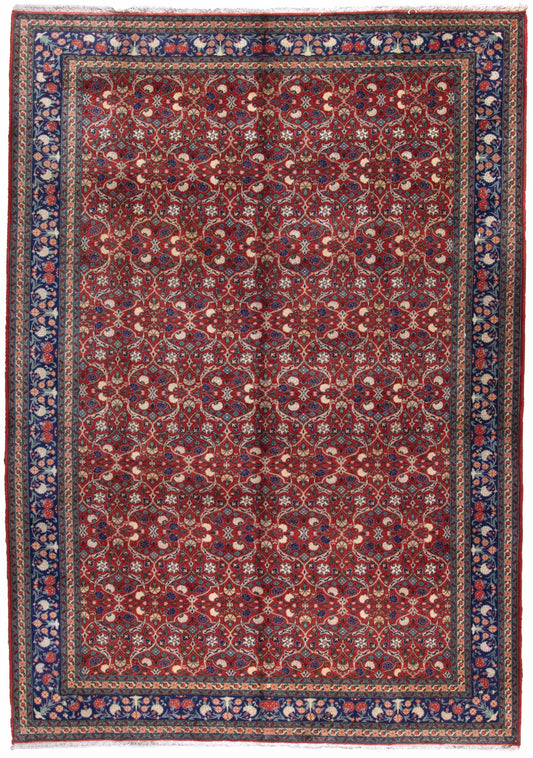 TURKISH HEREKE HAND MADE CARPET 7'6"X10'8"