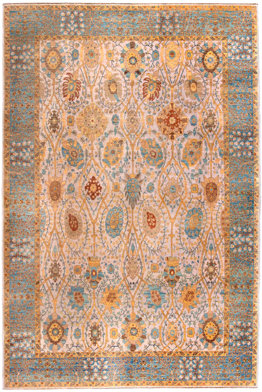 TURKISH "SAMSUN COLLECTION" RUG 6'1"X9'