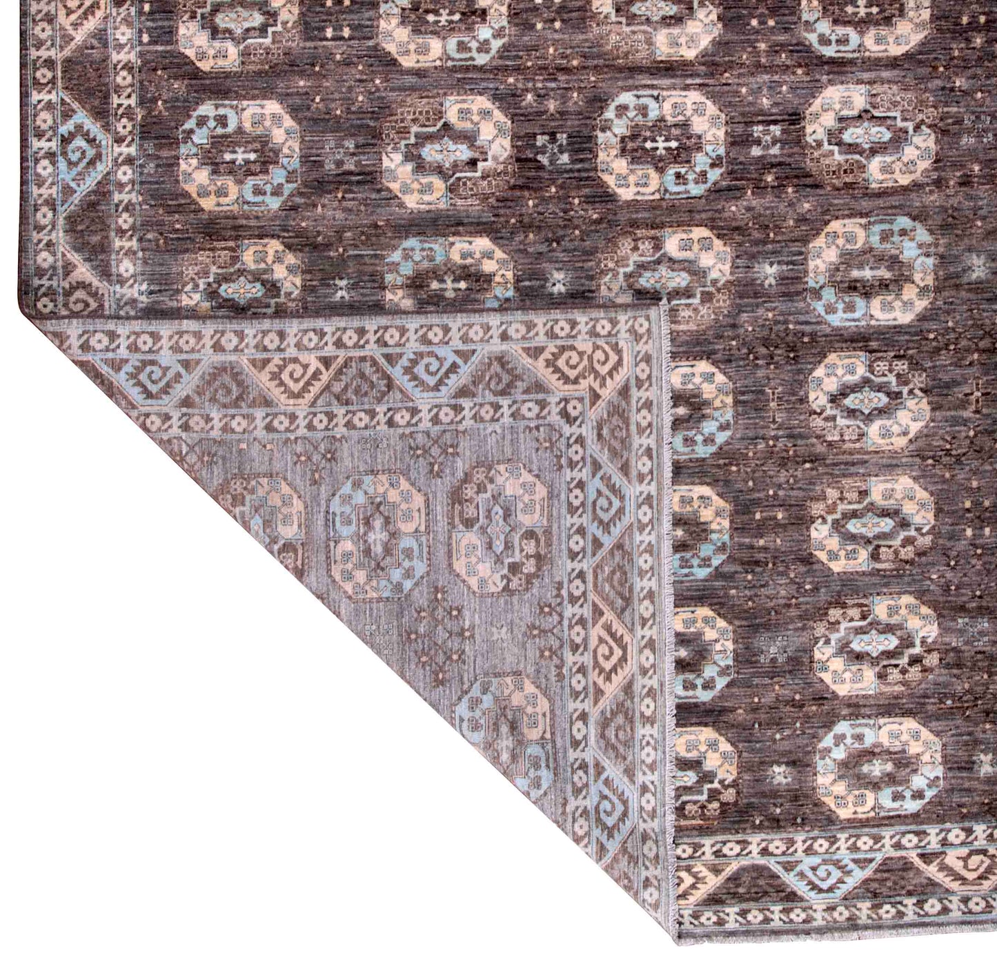 TURKISH WOOL AND COTTON RUG 8'1"X9'9"