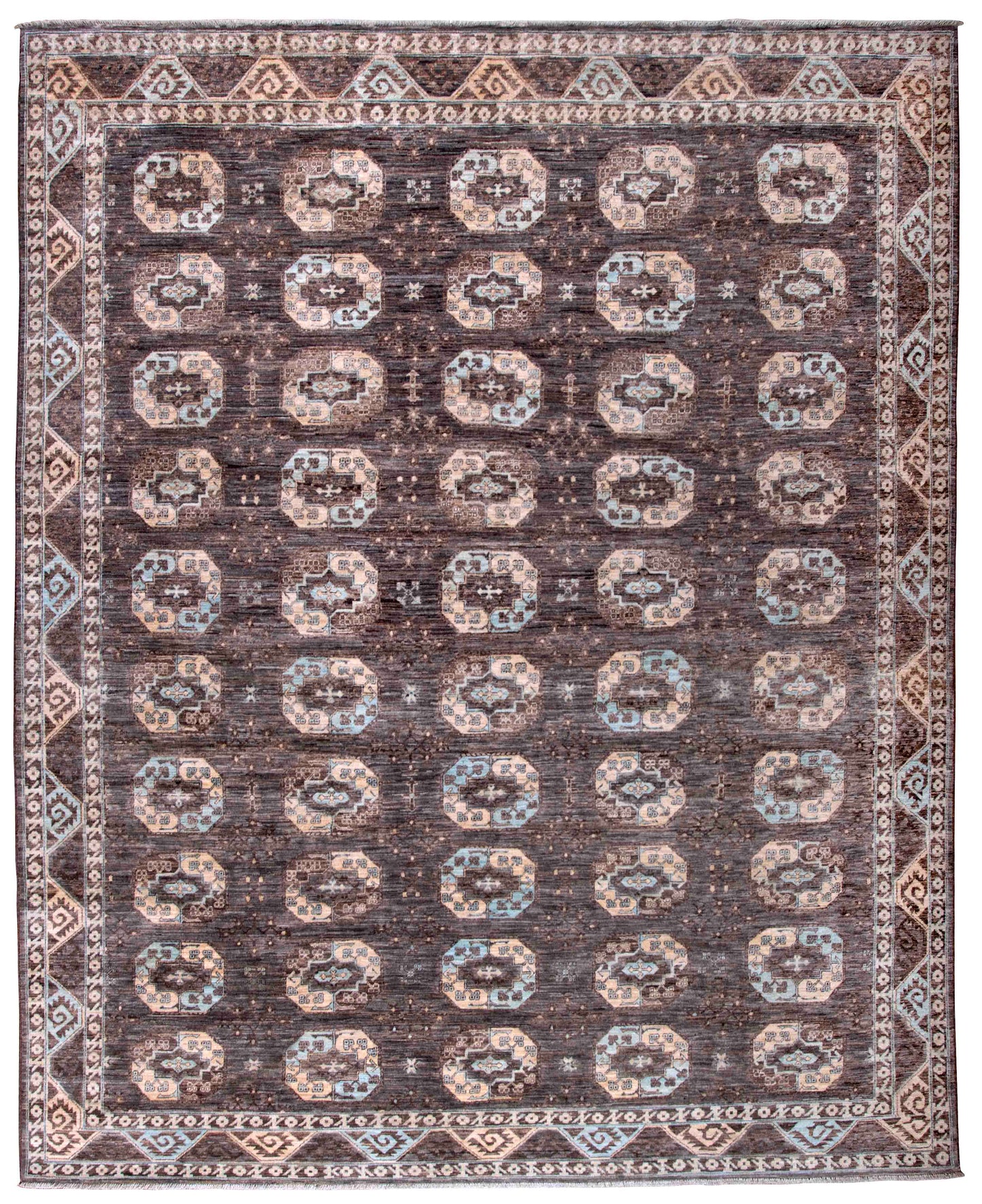 TURKISH WOOL AND COTTON RUG 8'1"X9'9"