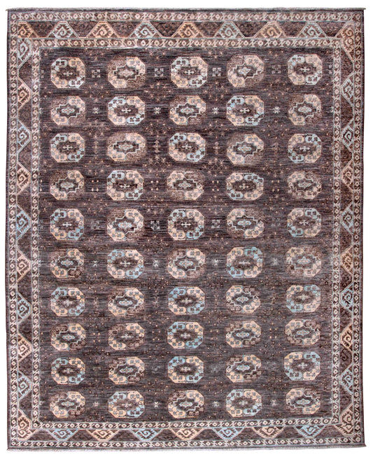 TURKISH WOOL AND COTTON RUG 8'1"X9'9"