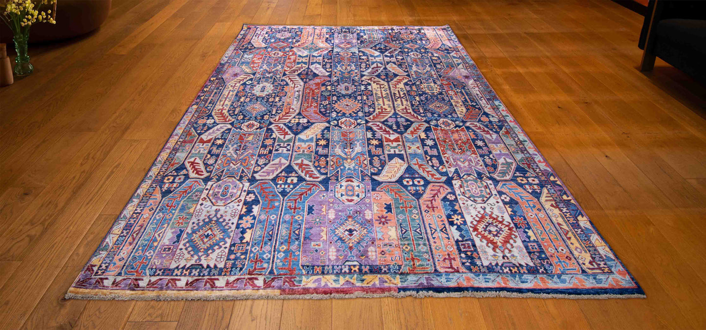 TURKISH WOOL AND COTTON RUG 7'9"X10'4"